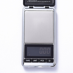 Noir Balance de poche numérique portable, 500 g / 0.01 g mini-échelle gramme et once, échelle de bijoux, sans batterie, noir, 117x63.5x17.5mm