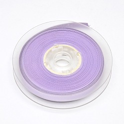 Medium Purple Polyester Grosgrain Ribbons for Gift Packing, Silver Wired Edge Ribbon, Medium Purple, 3/8 inch(9mm), about 100yards/roll(91.44m/roll)
