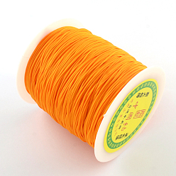 Dark Orange Nylon Thread, Dark Orange, 1mm, about 153.1 yards(140m)/roll
