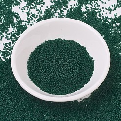 (DB0767) Matte Transparent Dark Emerald MIYUKI Delica Beads, Cylinder, Japanese Seed Beads, 11/0, (DB0767) Matte Transparent Dark Emerald, 1.3x1.6mm, Hole: 0.8mm, about 20000pcs/bag, 100g/bag