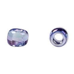 (168) Transparent AB Light Sapphire Toho perles de rocaille rondes, perles de rocaille japonais, (168) saphir clair transparent ab, 11/0, 2.2mm, Trou: 0.8mm, environ5555 pcs / 50 g