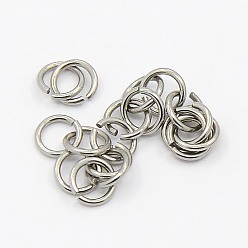 Stainless Steel Color 304 Stainless Steel Jump Rings, Stainless Steel Color, 22 Gauge, 4x0.6mm, Inner Diameter: 2.8mm, Hole: 3mm, about 2500pcs/bag