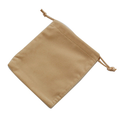 Wheat Velvet Cellphone Bags, Rectangle, Wheat, 9x7cm
