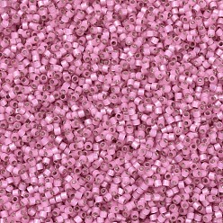 (DB0625) Teinté Rose Argent Doublé Albâtre Perles miyuki delica, cylindre, perles de rocaille japonais, 11/0, (albâtre db 0625) teinté rose argenté, 1.3x1.6mm, trou: 0.8 mm, environ 10000 PCs / sachet , 50 g / sac