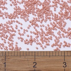 (DB1363) Teinté Opaque Saumon Perles miyuki delica, cylindre, perles de rocaille japonais, 11/0, (db 1363) saumon opaque teint, 1.3x1.6mm, trou: 0.8 mm, sur 2000 pcs / bouteille, 10 g / bouteille