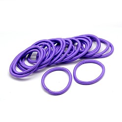 Medium Purple Girl's Hair Accessories, Nylon Thread Elastic Fiber Hair Ties, Ponytail Holder, Medium Purple, 44mm