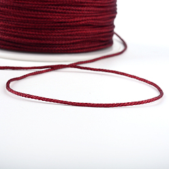 Dark Red Nylon Thread, Dark Red, 1mm, about 87.48 yards(80m)/roll