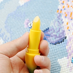 Jaune Argile de colle de peinture de diamant en plastique, outil de peinture au diamant, banane, jaune, 90x25mm