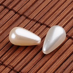 Mixed Color Teardrop Acrylic Imitation Pearl Beads, Mixed Color, 13.5x7.5mm, Hole: 1mm, about 1105pcs/500g
