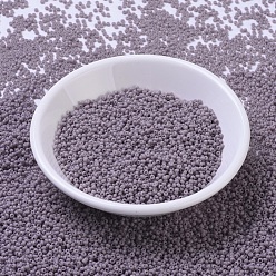 (RR410) Opaque Mauve MIYUKI Round Rocailles Beads, Japanese Seed Beads, 11/0, (RR410) Opaque Mauve, 11/0, 2x1.3mm, Hole: 0.8mm, about 5500pcs/50g