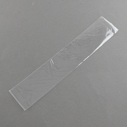 Clear OPP Cellophane Bags, Rectangle, Clear, 25x5cm, Unilateral Thickness: 0.035mm