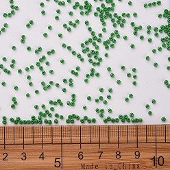 Medium Sea Green 11/0 Grade A Round Glass Seed Beads, Baking Paint, Medium Sea Green, 2.3x1.5mm, Hole: 1mm, about 48500pcs/pound