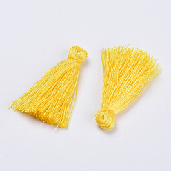 Желтый Полиэфирные украшения кисточкой подвесные, желтые, 30~35 мм