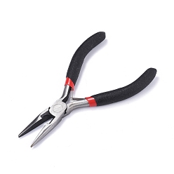 Black 45# Carbon Steel Wire Cutters, Black, 130x50x11mm