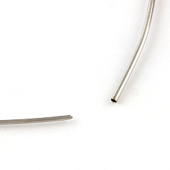 Stainless Steel Color 316 Surgical Stainless Steel Necklace Making, Rigid Necklaces, Stainless Steel Color, 140mm