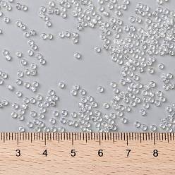 (161) Transparent AB Crystal TOHO Round Seed Beads, Japanese Seed Beads, (161) Transparent AB Crystal, 11/0, 2.2mm, Hole: 0.8mm, about 1110pcs/bottle, 10g/bottle