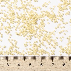 (RR493) Opaque Pear MIYUKI Round Rocailles Beads, Japanese Seed Beads, (RR493) Opaque Pear, 15/0, 1.5mm, Hole: 0.7mm, about 27777pcs/50g