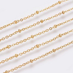 Золотой Ионное покрытие (ip) 304 браслеты для кабельных цепей из нержавеющей стали, золотые, 9-1/4 дюйм (23.5 см), 1.7 мм