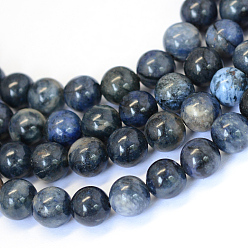 Sodalite Natural Sodalite Round Bead Strands, 8~8.5mm, Hole: 1mm, about 47pcs/strand, 15.5 inch