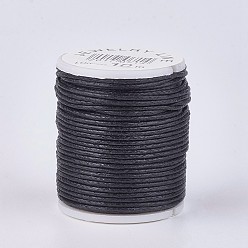 Mixed Color Braided Waxed Cords, Mixed Color, 1mm, about 9.84 yards(9m)/roll, 10 rolls/bag