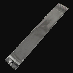 Clair Opp sacs de cellophane, rectangle, clair, 31x5 cm, trou: 8 mm, épaisseur unilatérale: 0.035 mm, mesure intérieure: 25x5 cm
