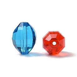 (52) Непрозрачная лаванда Имитация Австрийские кристаллические шарики, класс AAA, граненые, овальные, разноцветные, 6x9.5 мм, отверстие : 0.7~0.9 мм