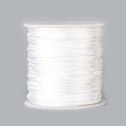 White Nylon Thread, White, 1.5mm, about 49.21 yards(45m)/roll