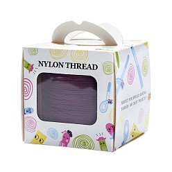 Purple Nylon Thread, Purple, 0.8mm, about 98.43yards/roll(90m/roll)