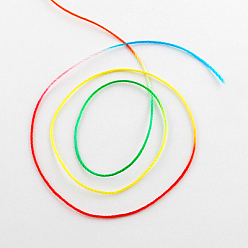 Colorful Nylon Sewing Thread, Colorful, 0.8mm, about 300m/roll