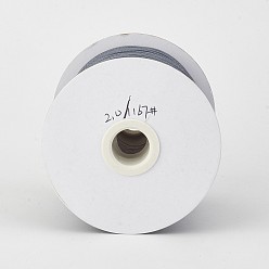Gris Ardoise Cordon en polyester ciré coréen écologique, gris ardoise, 0.5mm, environ 169.51~174.98 yards (155~160m)/rouleau