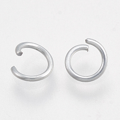 Raw(Unplated) Iron Open Jump Rings, Cadmium Free & Lead Free, Unplated, 20 Gauge, 7x0.8mm, Inner Diameter: 5.4mm, about 12000pcs/1000g