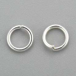 Silver 304 Stainless Steel Jump Rings, Open Jump Rings, Silver, 20 Gauge, 5x0.8mm, Inner Diameter: 3.3mm