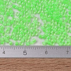 (DB2040) Vert Menthe Lumineux Perles miyuki delica, cylindre, perles de rocaille japonais, 11/0, (db 2040) vert menthe lumineux, 1.3x1.6mm, trou: 0.8 mm, sur 2000 pcs / bouteille, 10 g / bouteille