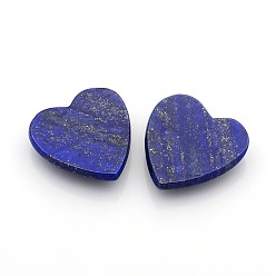 Lapis Lazuli Natural Lapis Lazuli Cabochons, Heart, 29~30x29~30x6~8mm