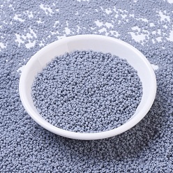 (RR498) Opaque Cement Gray MIYUKI Round Rocailles Beads, Japanese Seed Beads, 11/0, (RR498) Opaque Cement Gray, 11/0, 2x1.3mm, Hole: 0.8mm, about 5500pcs/50g