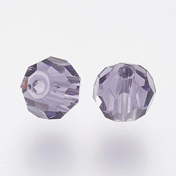 Индиго Имитация Австрийские кристаллические шарики, класс AAA, граненый (32 граней), круглые, индиговые, 6 мм, отверстие : 0.7~0.9 мм
