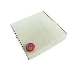 BurlyWood Kraft Paper Folding Box, Square, Cardboard box, Mailing Boxes, BurlyWood, 52x36.5x0.2cm, Finished Product: 23x23x4cm