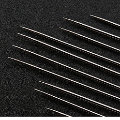 Платина Железные самонарезающие ручные швейные иглы, платина, 36x0.76 мм , около 12 шт / мешок