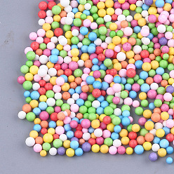 Mixed Color Small Craft Foam Balls, Round, for DIY Wedding Holiday Crafts Making, Mixed Color, 2.5~3.5mm
