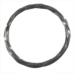 Gunmetal Alloy Linking Rings, Circle Frames, Lead Free and Cadmium Free, Gunmetal, 21x2mm, Hole: 1mm