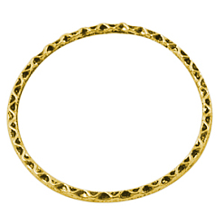 Античное Золото Колечки-коннекторы, сплав, тибетский стиль, кольцо, античное золото , не содержит кадмия и свинца, 30x2 мм, внутренний диаметр: 26 мм