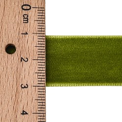 Olive Drab 3/4 inch Single Face Velvet Ribbon, Olive Drab, 3/4 inch(19.1mm), about 25yards/roll(22.86m/roll)