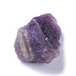 Amethyst Natural Amethyst Beads, Nuggets, No Hole/Undrilled, 15~72x15~39x13~32.5mm, about 100g/bag
