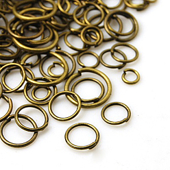 Antique Bronze 1 Box Brass Jump Rings, 4mm/5mm/6mm/7mm/8mm/10mm Jump Ring Mixed, Open Jump Rings, Antique Bronze