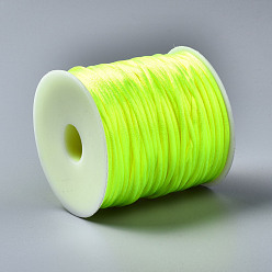 Green Yellow Nylon Thread, Green Yellow, 1.5mm, about 49.21 yards(45m)/roll
