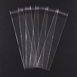 Clear OPP Cellophane Bags, Rectangle, Clear, 31x6cm, Unilateral Thickness: 0.035mm, Inner Measure: 27x6cm