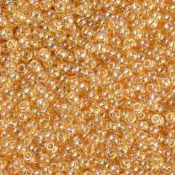 (103B) Medium Topaz Transparent Luster Toho perles de rocaille rondes, perles de rocaille japonais, (103 b) lustre transparent topaze moyen, 11/0, 2.2mm, Trou: 0.8mm, environ5555 pcs / 50 g