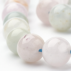 Morganite Chapelets de perles morganite naturelles  , ronde, 8mm, Trou: 1mm, Environ 50 pcs/chapelet, 15.7 pouce