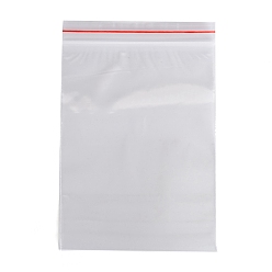 Clear Plastic Zip Lock Bags, Resealable Packaging Bags, Top Seal, Self Seal Bag, Rectangle, Clear, 16x11cm, Unilateral Thickness: 2 Mil(0.05mm)