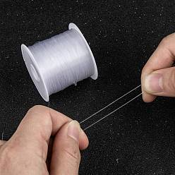 Clear Nylon Wire, Clear, 0.45mm, about 32.8 yards(30m)/roll